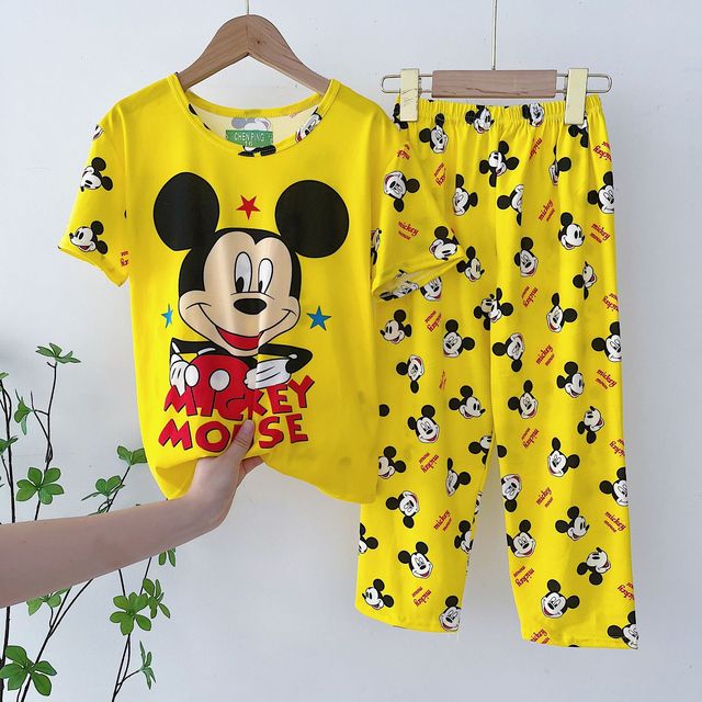 Mickey Minnie Marvel Spiderman Pajamas Set