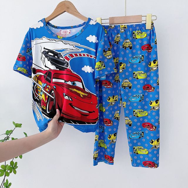 Mickey Minnie Marvel Spiderman Pajamas Set