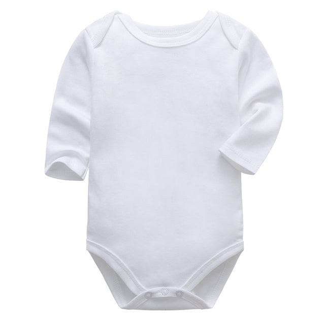 Newborn Bodysuit Long Sleeve Cotton Printing Jumpsuit 1pcs 0-24 Months