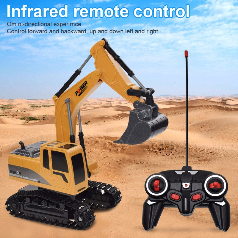 1:24 Remote Control Electric Excavator Toy Truck Vehicle