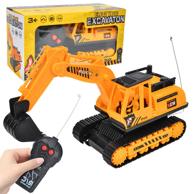 1:24 Remote Control Electric Excavator Toy Truck Vehicle