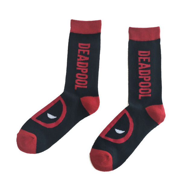 Marvel DC Cartoon Casual High Socks