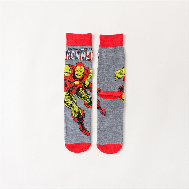 Marvel DC Cartoon Casual High Socks