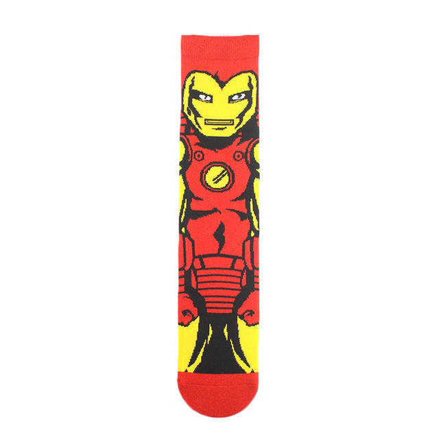 Marvel DC Cartoon Casual High Socks