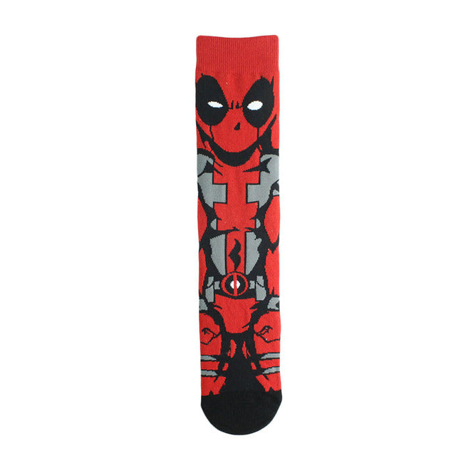 Marvel DC Cartoon Casual High Socks