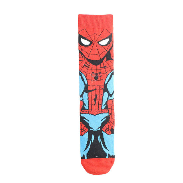 Marvel DC Cartoon Casual High Socks