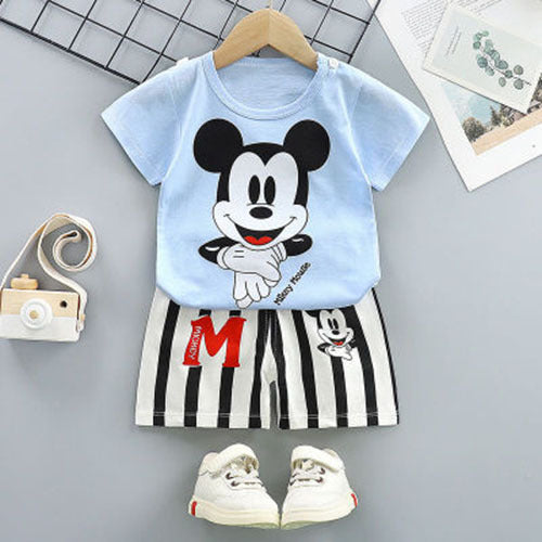 2022 Summer Kids Disney Mickey Mouse Clothes Sets