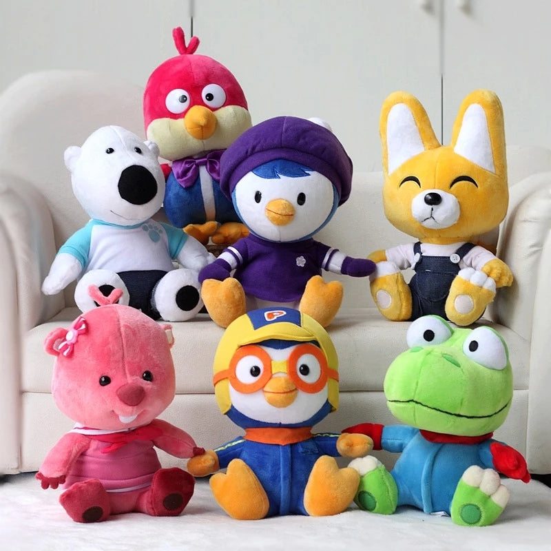 Korea Cartoon Pororo and Friends Plush Stuffed Dolls 24-32cm