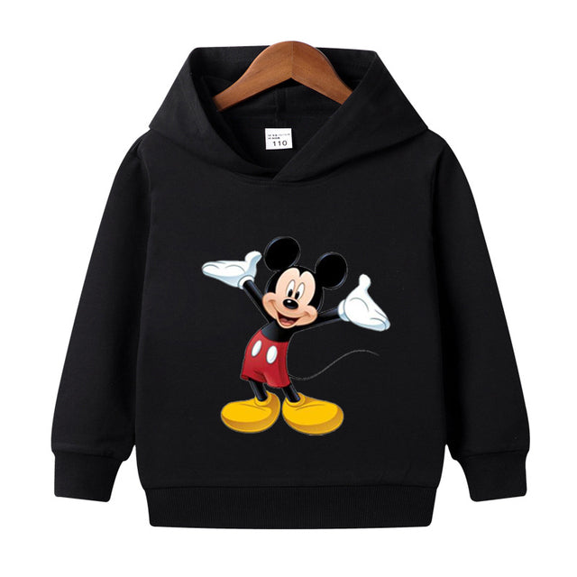 Disney Characters and Marvel Spiderman Hooded Sweater