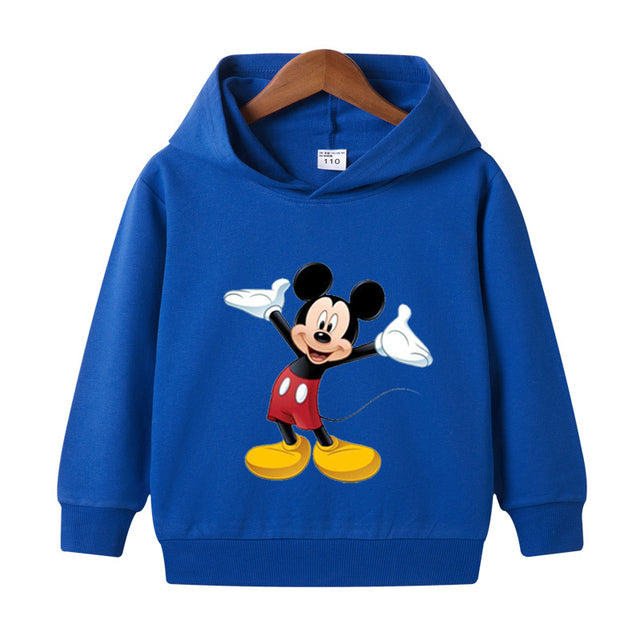 Disney Characters and Marvel Spiderman Hooded Sweater