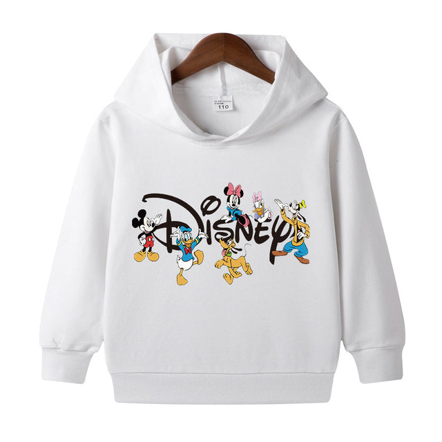 Disney Characters and Marvel Spiderman Hooded Sweater