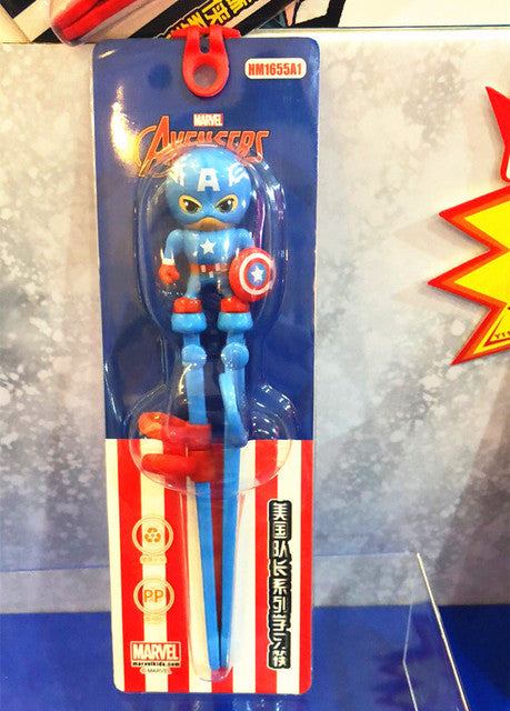 Disney Mickey Mouse Marvel Reusable Training Chopsticks