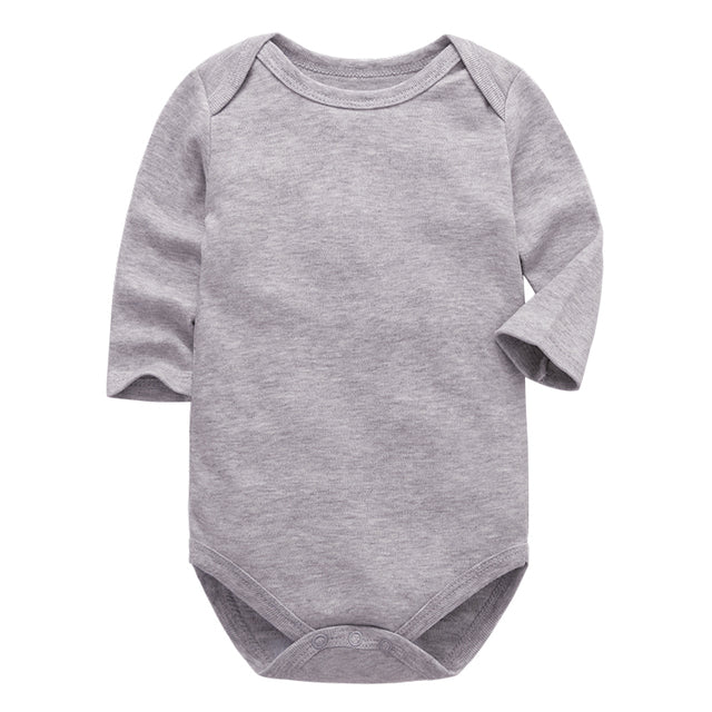 Newborn Bodysuit Long Sleeve Cotton Printing Jumpsuit 1pcs 0-24 Months