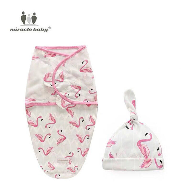 100% Organic Baby Muslin Swaddle Soft Sleeping Blanket